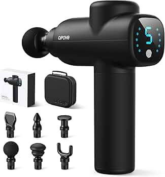 OPOVE M3 Pro 筋膜リリースガン Amazon | opove M3 筋膜リリースガン 10mm振幅 18kg耐圧 2500mAh*3本大